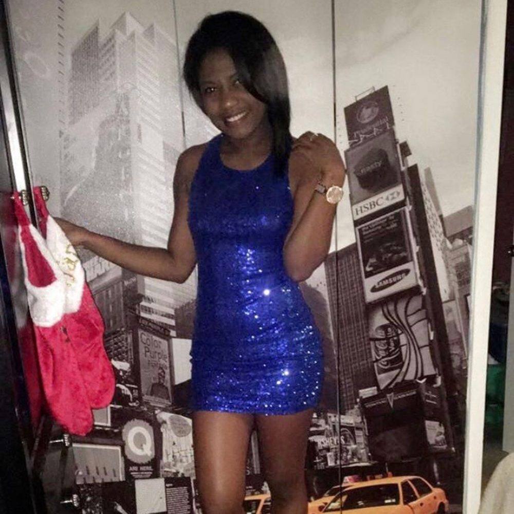 Beautiful sequence cocktail dress